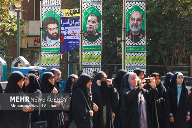 آخرین روز  مراسم ادای احترام به شهید سیدحسن نصرالله