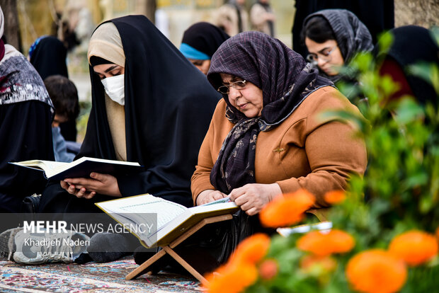 چهارباغ عباسی؛جایی که دل‌های بی‌قرار با نوای نورانی قرآن آرام می‌گیرند