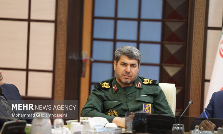 فرمانده سپاه بوشهر: بسیج محور فعالیت‌های علمی، آموزشی و فرهنگی باشد