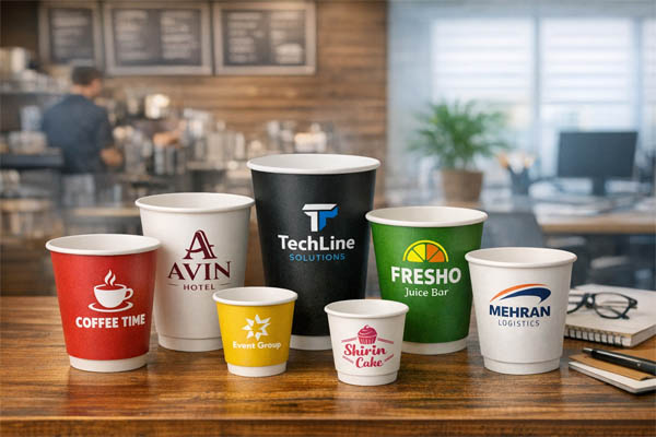 رشد استفاده از چاپ لیوان کاغذی در میان کسب‌ و کارهای خدماتی و سازمانی