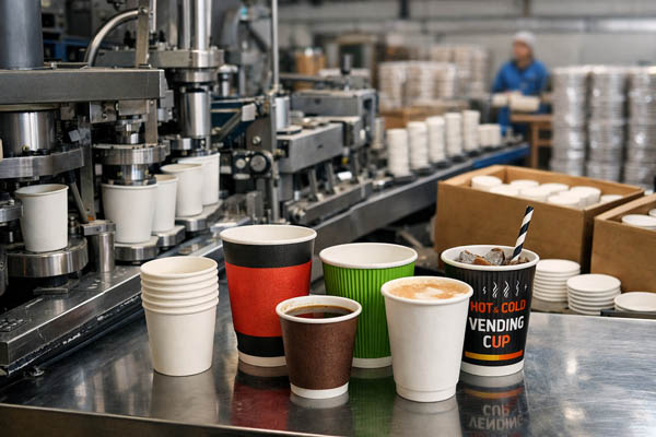 خط تولید کارخانه لیوان کاغذی ساحل جنوب با انواع لیوان&zwnj;های تک&zwnj;جداره و دوجداره آماده برای فروش