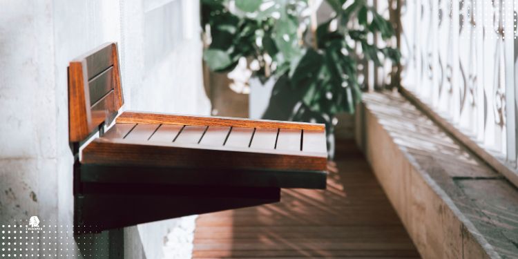 کف و نیمکت چوب پلاست برای تراس