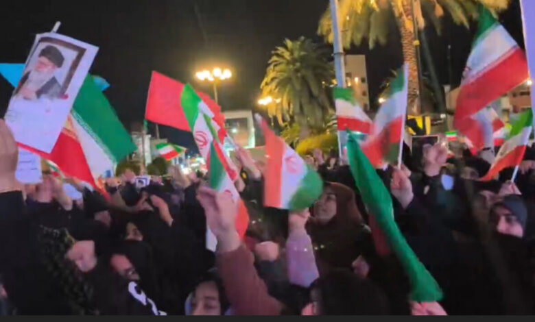 اجتماع شبانه عاشقان رهبری در بهشهر