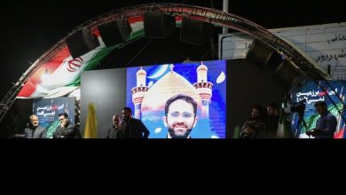 تشییع پیکر شهید حامد دایی زاده همزمان با تجمع شبانه مردم ارومیه