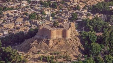 ایجاد محیطی مفرح و زیبا در اطراف قلعه تاریخی «فلک‌الافلاک»