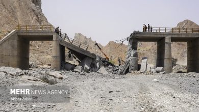 ترمیم پل رودخانه شور با شتاب ادامه دارد