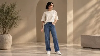 تیشرت زنانه را با چی بپوشیم؟ راهنمای کامل ست کردن تیشرت