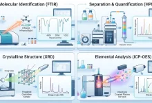 راهنمای انتخاب بهترین روشهای آنالیز مواد شیمیایی؛ از FTIR و HPLC تا XRD و ICP-OES راهنمای انتخاب بهترین روشهای آنالیز مواد شیمیایی؛ از FTIR و HPLC تا XRD و ICP-OES