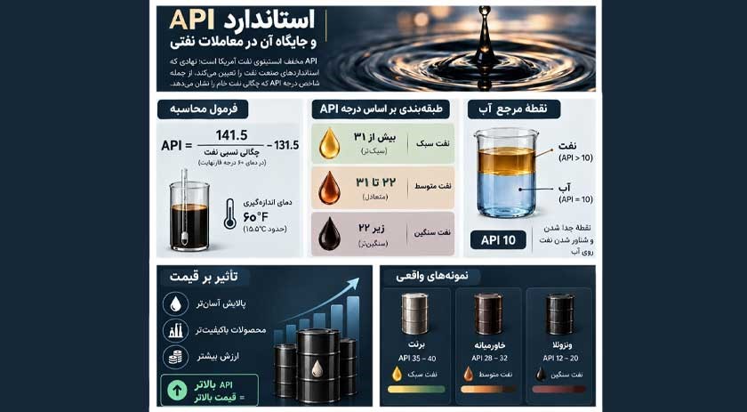  استاندارد API و جایگاه آن در معاملات نفتی